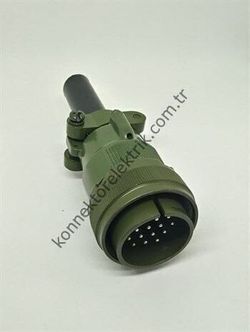 KUKDONG MS3106F 22-14P 19 Pin Metal Kasa Kablo Tipi Erkek Askeri Konnektör