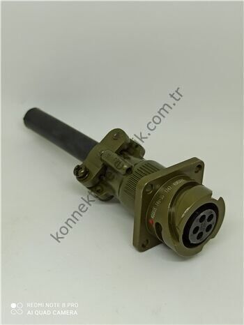 KUKDONG KDB00E 14S-5S 5 Pin Metal Kasa Bayonet Karşıt Kablo Tipi Dişi Askeri Konnektör