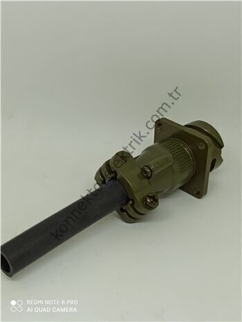 KUKDONG KDB00E 14S-5S 5 Pin Metal Kasa Bayonet Karşıt Kablo Tipi Dişi Askeri Konnektör