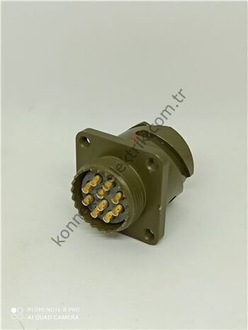 KDB02E 18-1P Bayonet Panel Tipi Askeri Konnektör