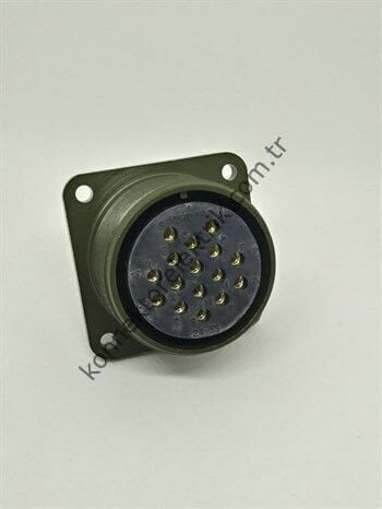 KUKDONG MS3102E 24-5S 16 Pin Metal Kasa Panel Tipi Dişi Askeri Konnektör