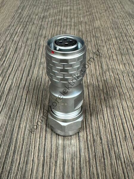 WEIPU SF1210/S4 4 Pin IP67 Metal Kasa Kablo Tipi Dişi Su Geçirmez Konnektör
