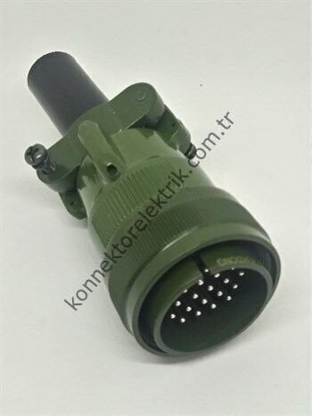 KUKDONG MS3106F 24-28P 24 Pin Metal Kasa Kablo Tipi Erkek Askeri Konnektör