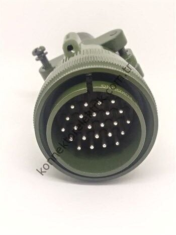 KUKDONG MS3106F 24-28P 24 Pin Metal Kasa Kablo Tipi Erkek Askeri Konnektör