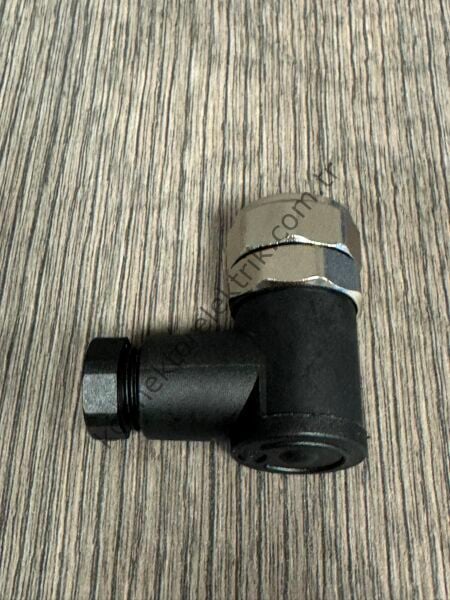 HZ CONNECTORS M12 5 Pin Plastik Kasa  90° Açılı Kablo Tipi Erkek Endüstriyel Konnektör