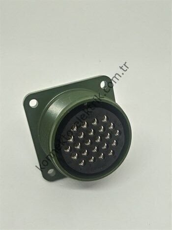 KUKDONG MS3102E 24-28S 24 Pin Metal Kasa Panel Tipi Dişi Askeri Konnektör