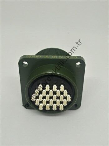 KUKDONG MS3102E 24-28S 24 Pin Metal Kasa Panel Tipi Dişi Askeri Konnektör