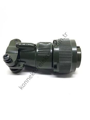 KUKDONG MS3106F 16-11S 2 Pin Metal Kasa Kablo Tipi Dişi Askeri Konnektör