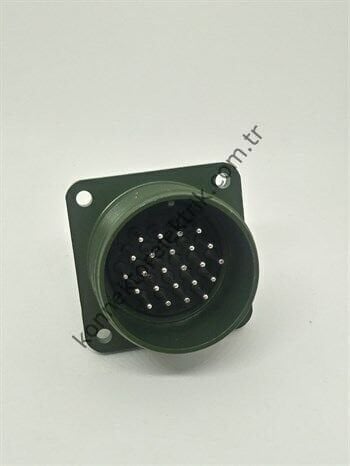 KUKDONG MS3102E 24-28P 24 Pin Metal Kasa Panel Tipi Erkek Askeri Konnektör