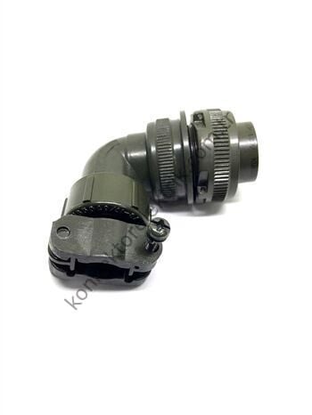 KUKDONG MS3108F 16S-01P 8 Pin Metal Kasa 90° Açılı Kablo Tipi Erkek Askeri Konnektör