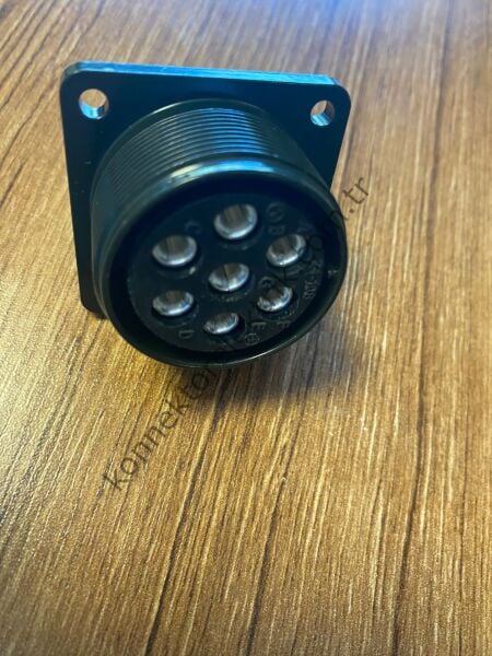 HZ CONNECTORS MS3102E 24-10S 7 Pin Metal Kasa Panel Tipi Dişi Askeri Konnektör