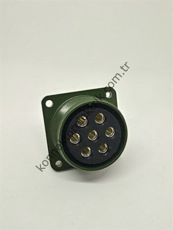HZ CONNECTORS MS3102E 24-10S 7 Pin Metal Kasa Panel Tipi Dişi Askeri Konnektör
