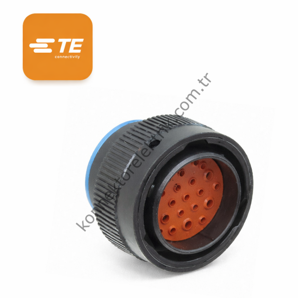 TE CONNECTIVITY HDP26-24-19PE 19 Pin (13+6) Kablo Tipi Erkek Konnektör