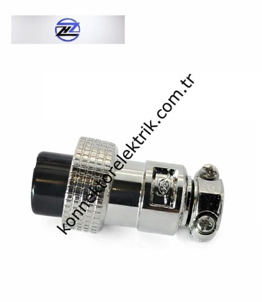 HZ CONNECTORS GX20 19M-10A 10 Pin Metal Kasa Kablo Tipi Dişi Mike (Mayk) Konnektör