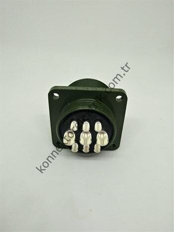 KUKDONG MS3102E 24-11S 9 Pin (6+3) Metal Kasa Panel Tipi Dişi Askeri Konnektör