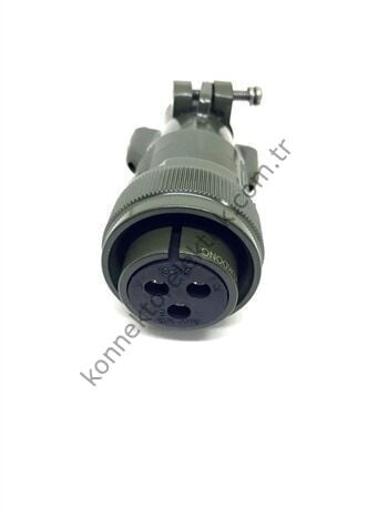 KUKDONG MS3106F 18-21S 3 Pin Metal Kasa Kablo Tipi Dişi Askeri Konnektör