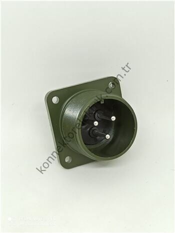 KUKDONG MS3102E 18-21P 3 Pin Metal Kasa Panel Tipi Erkek Askeri Konnektör