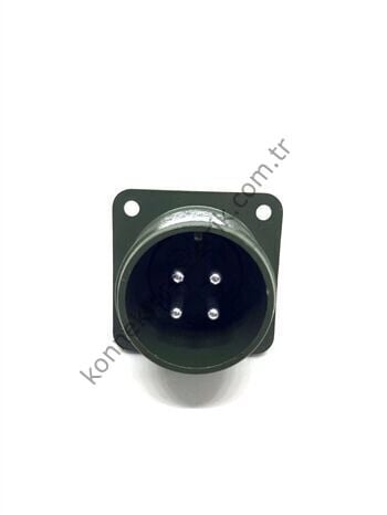 KUKDONG MS3102E 18-10P 4 Pin Metal Kasa Panel Tipi Erkek Askeri Konnektör