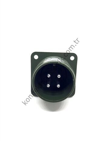 KUKDONG MS3102E 18-10P 4 Pin Metal Kasa Panel Tipi Erkek Askeri Konnektör