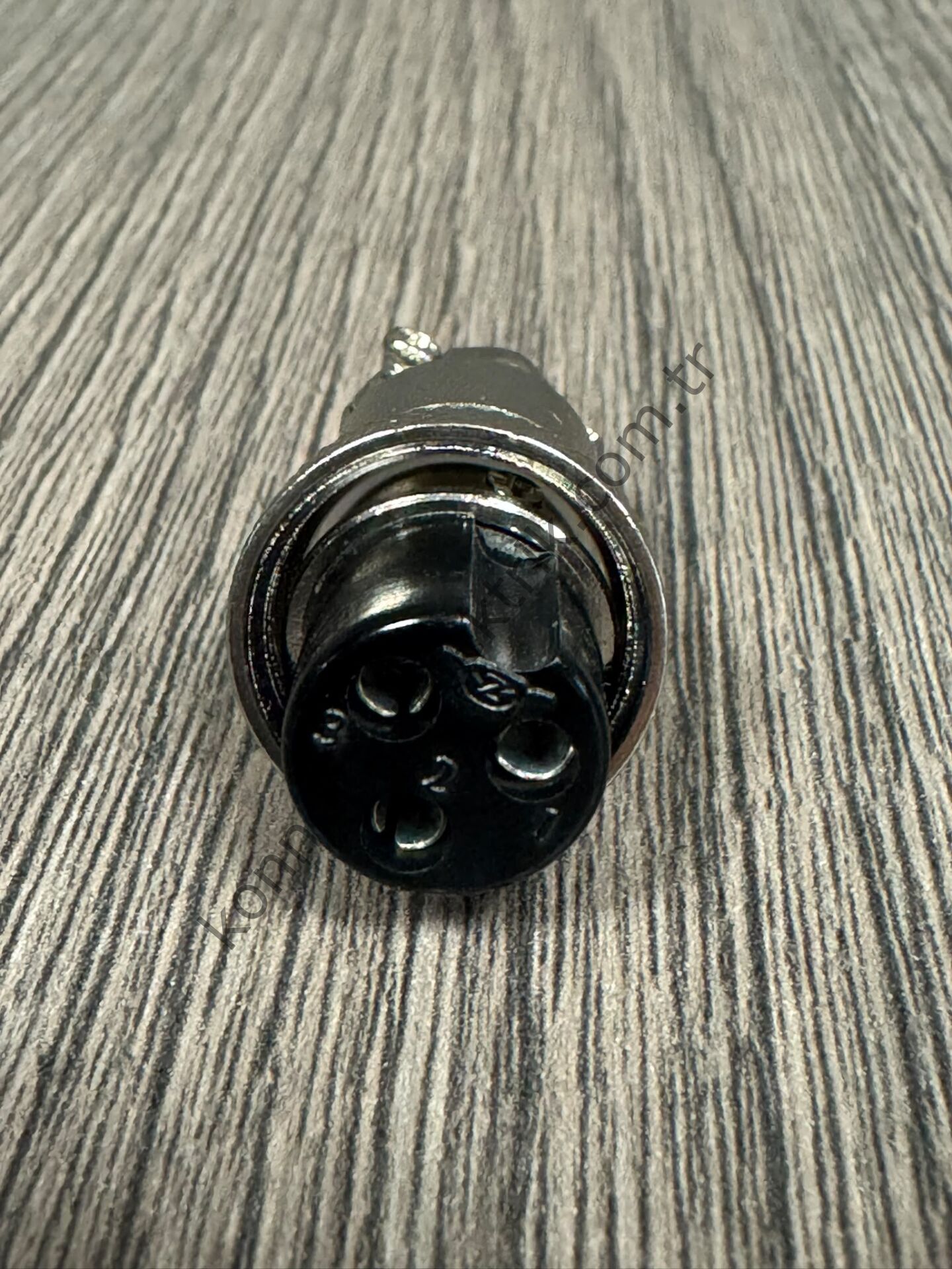 HZ CONNECTORS GX16 16M-3A 3 Pin Metal Kasa Kablo Tipi Dişi Mike (Mayk) Konnektör