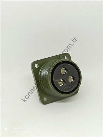 HZ CONNECTORS MS3102E 20-19S 3 Pin Metal Kasa Panel Tipi Dişi Askeri Konnektör