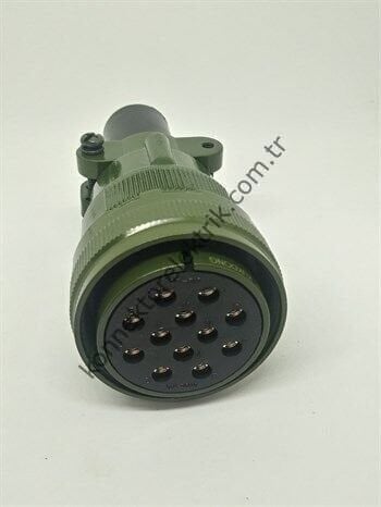KUKDONG MS3106F 28-51S 12 Pin Metal Kasa Kablo Tipi Dişi Askeri Konnektör
