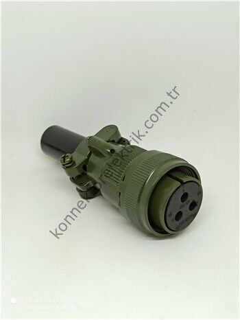 KUKDONG MS3106F 20-3S 3 Pin Metal Kasa Kablo Tipi Dişi Askeri Konnektör