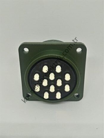 KUKDONG MS3102E 28-51S 12 Pin Metal Kasa Panel Tipi Dişi Askeri Konnektör