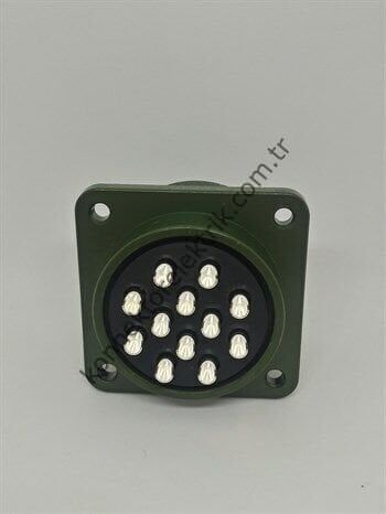 KUKDONG MS3102E 28-51P 12 Pin Metal Kasa Panel Tipi Erkek Askeri Konnektör