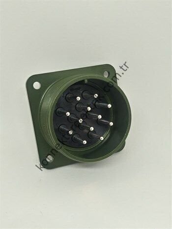 KUKDONG MS3102E 28-51P 12 Pin Metal Kasa Panel Tipi Erkek Askeri Konnektör