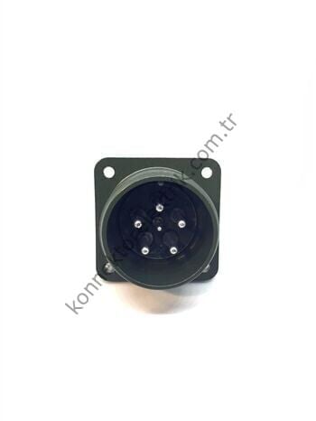 KUKDONG MS3102E 20-17P 6 Pin (5+1) Metal Kasa Panel Tipi Erkek Askeri Konnektör