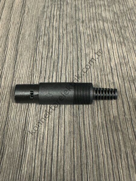 HZ CONNECTORS Mini-DIN 6 Pin Plastik Kasa Kablo Tipi Dişi Konnektör