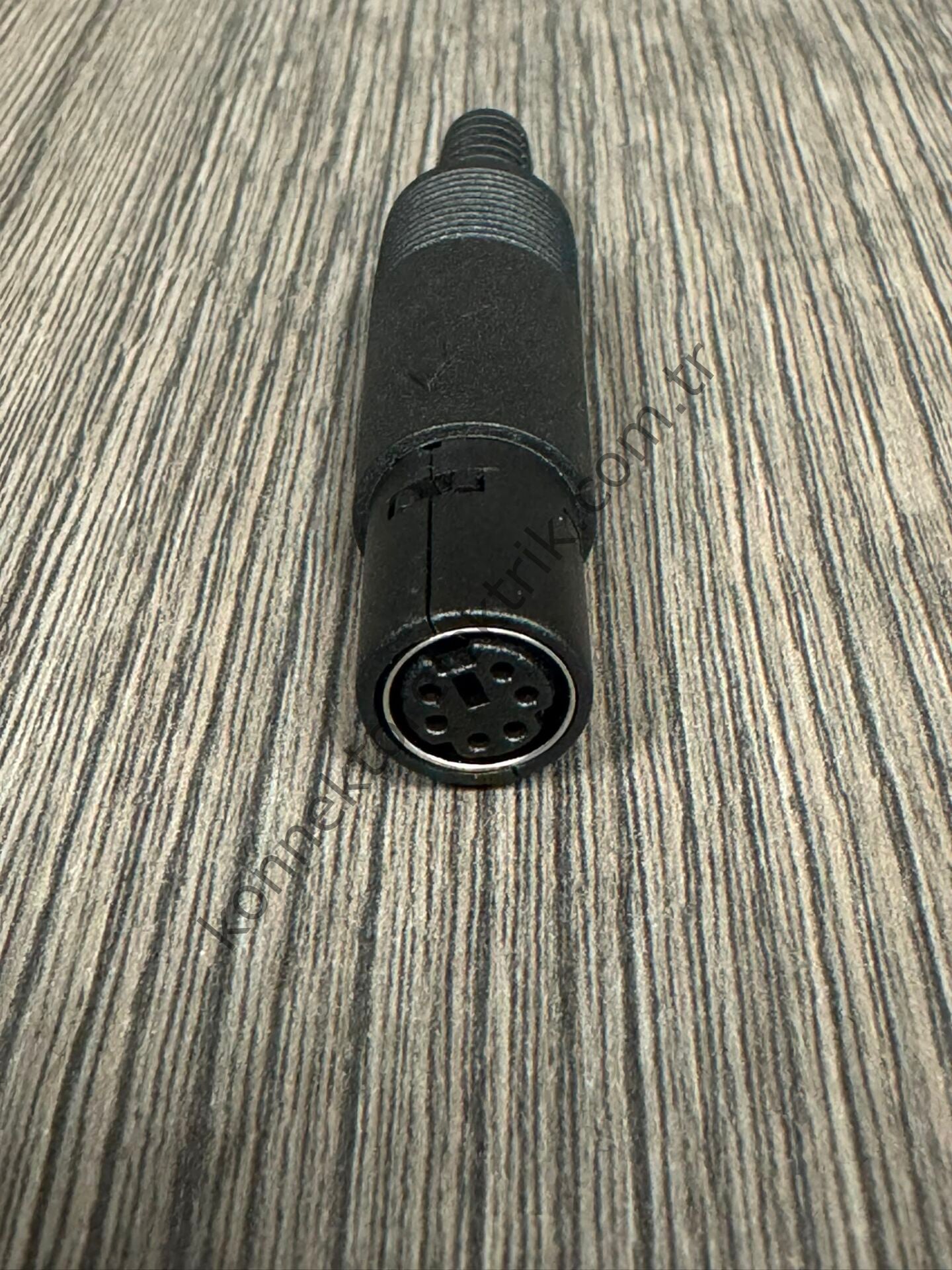 HZ CONNECTORS Mini-DIN 6 Pin Plastik Kasa Kablo Tipi Dişi Konnektör