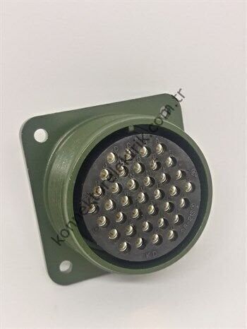 KUKDONG MS3102E 28-21S 37 Pin Metal Kasa Panel Tipi Dişi Askeri Konnektör