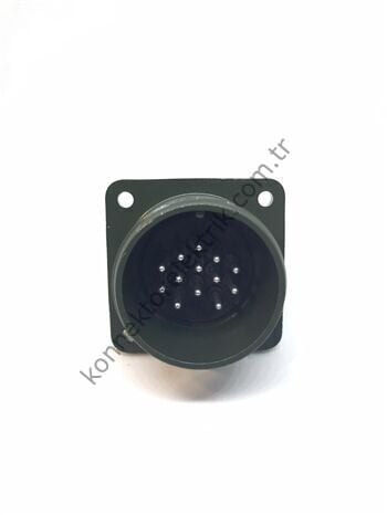 KUKDONG MS3102E 20-11P 13 Pin Metal Kasa Panel Tipi Erkek Askeri Konnektör