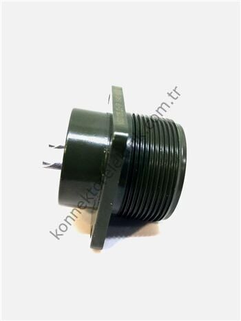 KUKDONG MS3102E 22-1P 2 Pin Metal Kasa Panel Tipi Erkek Askeri Konnektör