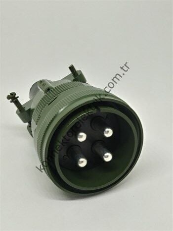 KUKDONG MS3106F 32-17P 4 Pin Metal Kasa Kablo Tipi Erkek Askeri Konnektör