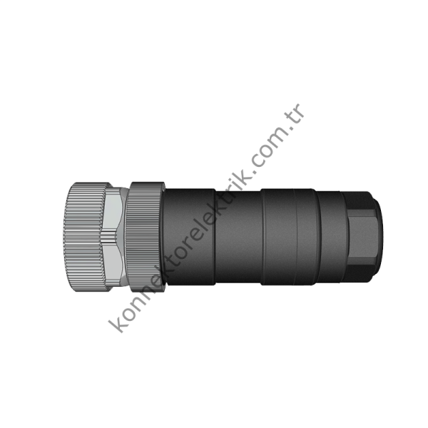 VELLEDQ M12 D Kod 4 Pin Dişi Konnektör