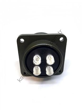 KUKDONG MS3102E 24-22S 4 Pin Metal Kasa Panel Tipi Dişi Askeri Konnektör