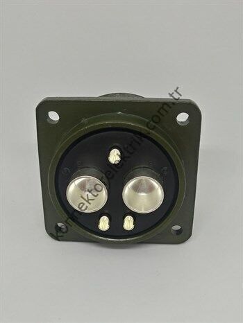 KUKDONG MS3102E 32-1S 5 Pin (3+2) Metal Kasa Metal Kasa Panel Tipi Dişi Askeri Konnektör