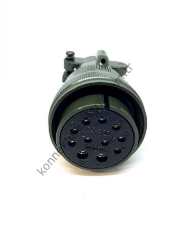 KUKDONG MS3106F 24-20S 11 Pin (9+2) Metal Kasa Kablo Tipi Dişi Askeri Konnektör
