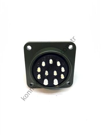 KUKDONG MS3102E 24-20P 11 Pin (9+2) Metal Kasa Panel Tipi Erkek Askeri Konnektör
