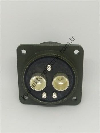 KUKDONG MS3102E 32-1P 5 Pin (3+2) Metal Kasa Panel Tipi Erkek Askeri Konnektör