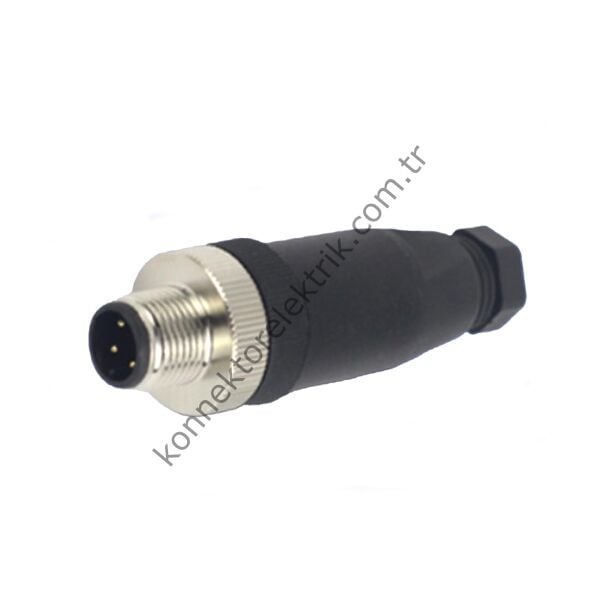 VELLEDQ M12 3 Pin Erkek Konnektör