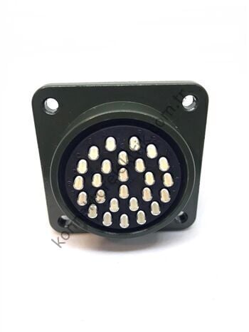 KUKDONG MS3102E 28-12P 26 Pin Metal Kasa Panel Tipi Erkek Askeri Konnektör