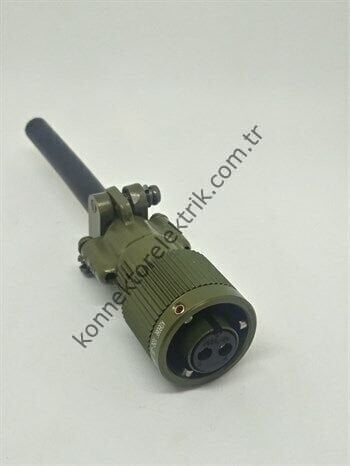 HZ CONNECTORS KDB06E 10SL-4S 2 Pin Bayonet Kablo Tipi Dişi Askeri Konnektör