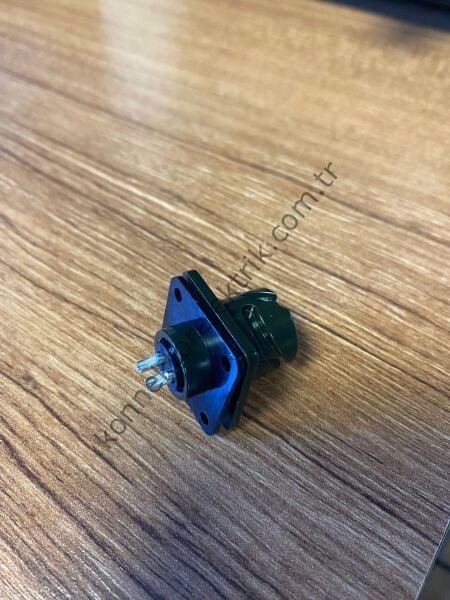 HZ CONNECTORS KDB02E 10SL-4P 2 Pin Metal Kasa Bayonet Panel Tipi Erkek Askeri Konnektör