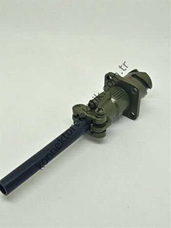 KUKDONG KDB00E 10SL-4P 2 Pin Metal Kasa Bayonet Karşıt Kablo Tipi Erkek Askeri Konnektör