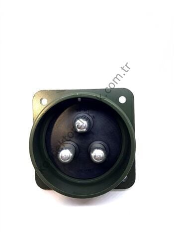 KUKDONG MS3102E 36-4P 3 Pin Metal Kasa Panel Tipi Erkek Askeri Konnektör