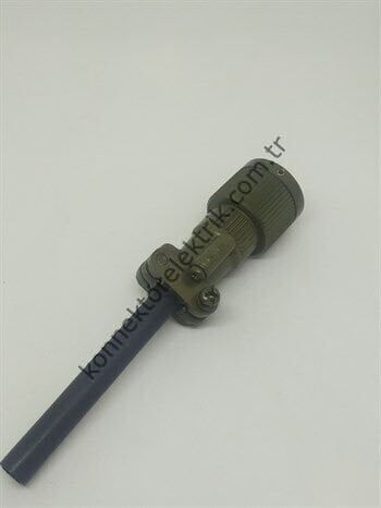 HZ CONNECTORS KDB06E 10SL-3S 3 Pin Bayonet Kablo Tipi Dişi Askeri Konnektör